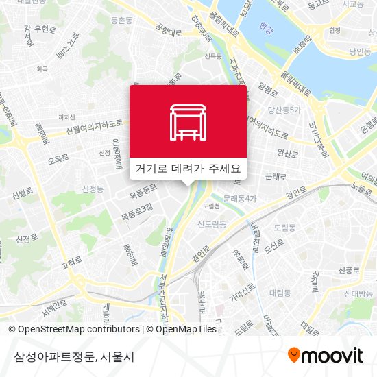 삼성아파트정문 지도