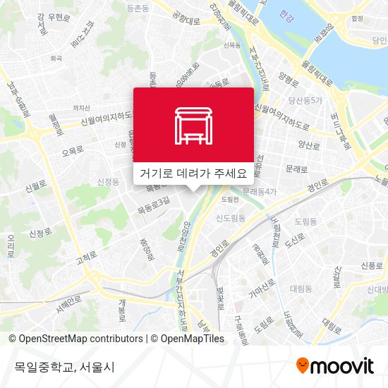목일중학교 지도
