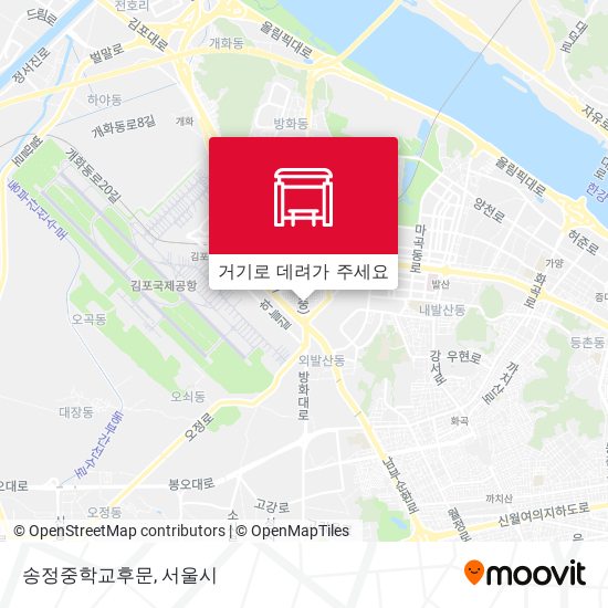 송정중학교후문 지도