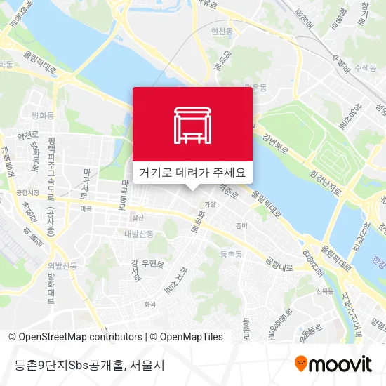 등촌9단지Sbs공개홀 지도