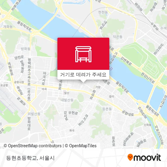 등현초등학교 지도