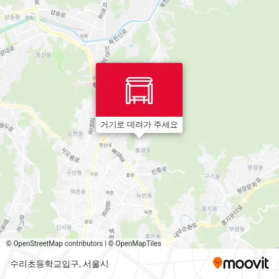 수리초등학교입구 지도