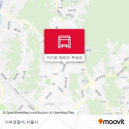 서부경찰서 지도
