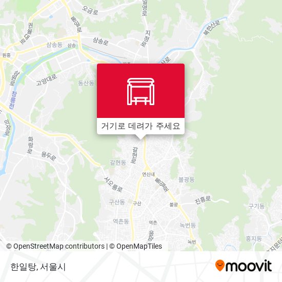 한일탕 지도