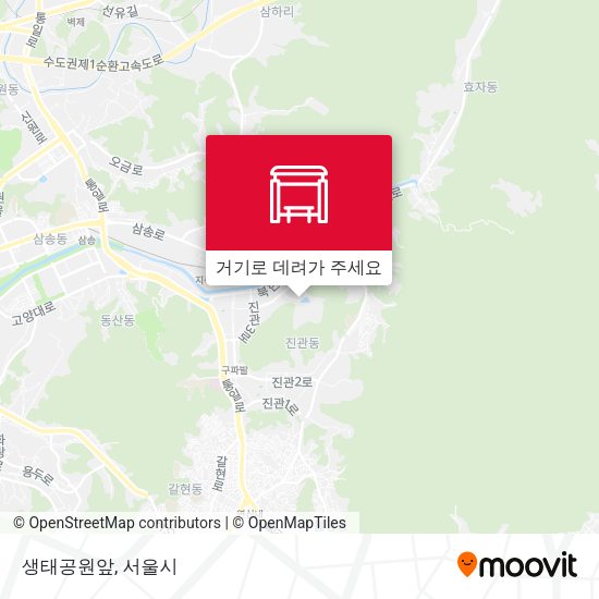 생태공원앞 지도