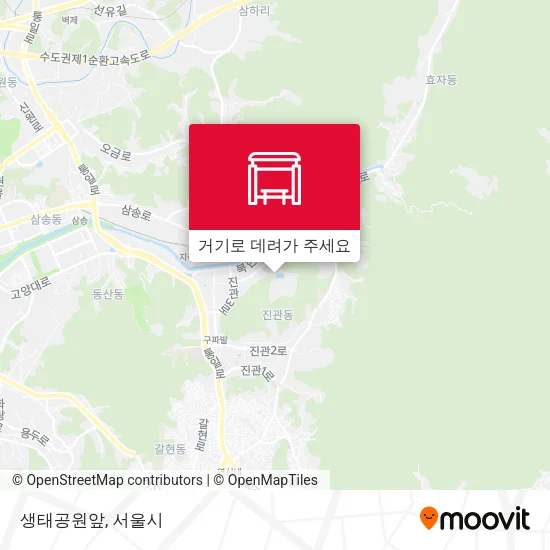 생태공원앞 지도