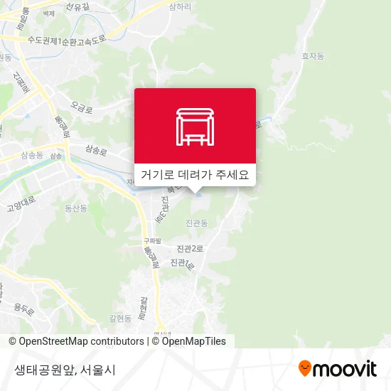 생태공원앞 지도