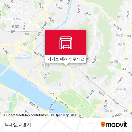 부대앞 지도