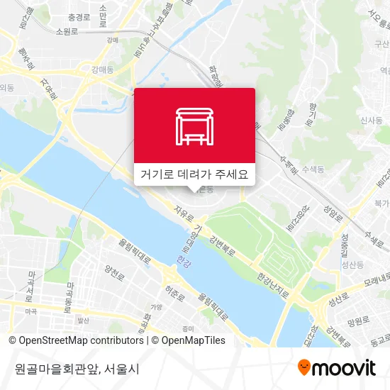 원골마을회관앞 지도