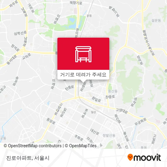 진로아파트 지도