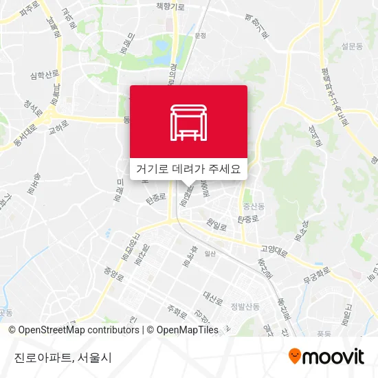 진로아파트 지도