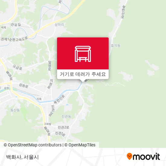 백화사 지도