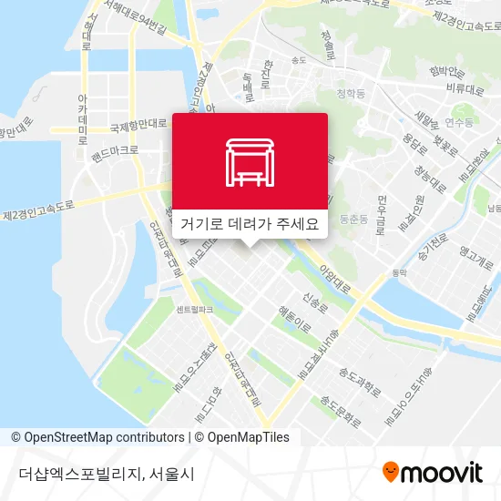더샵엑스포빌리지 지도