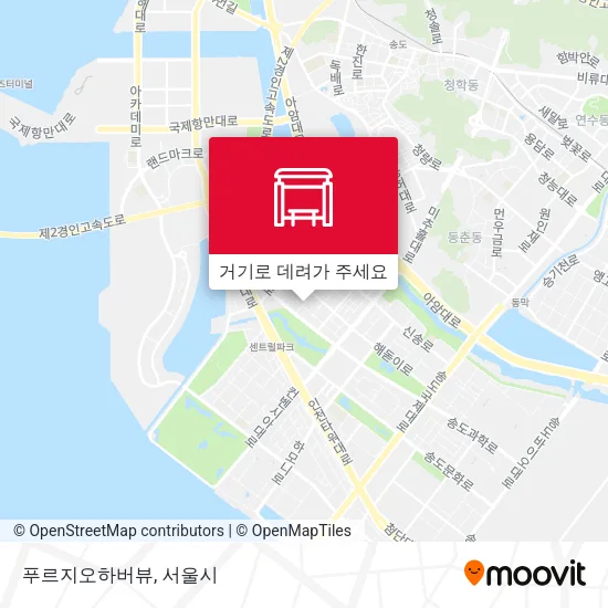 푸르지오하버뷰 지도