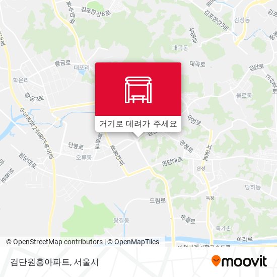 검단원흥아파트 지도