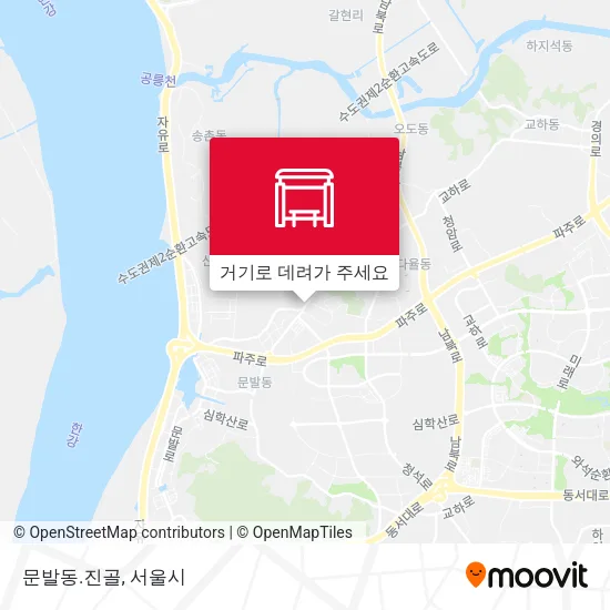 문발동.진골 지도