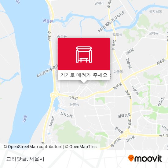 교하맛골 지도