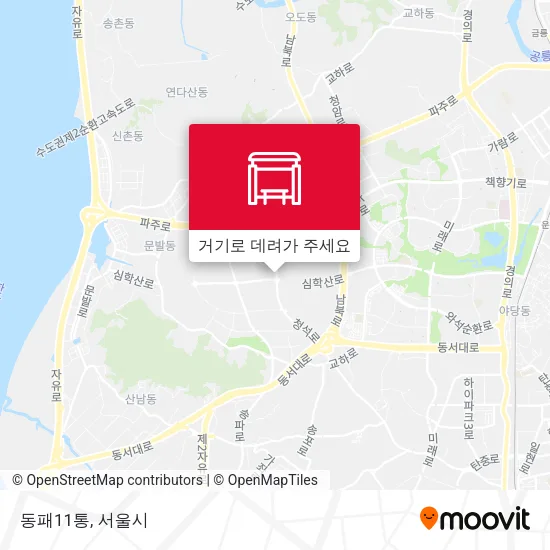 동패11통 지도