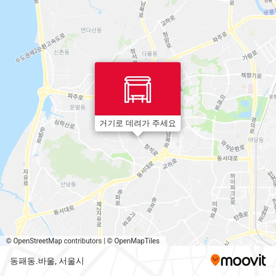 동패동.바울 지도