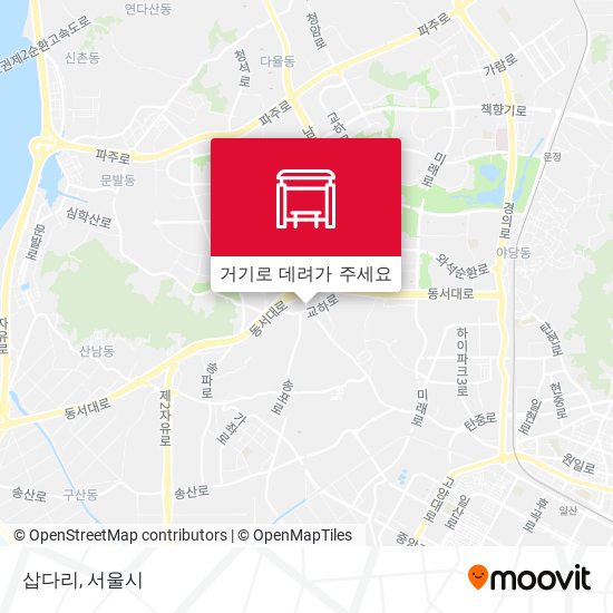 삽다리 지도
