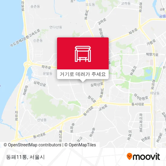 동패11통 지도