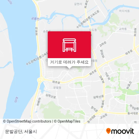 문발공단 지도