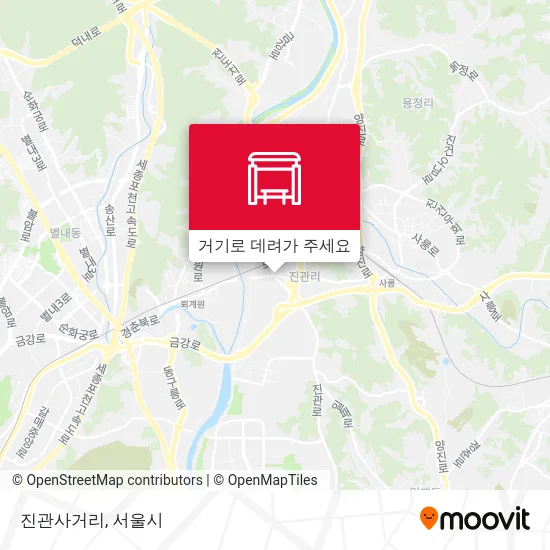 진관사거리 지도