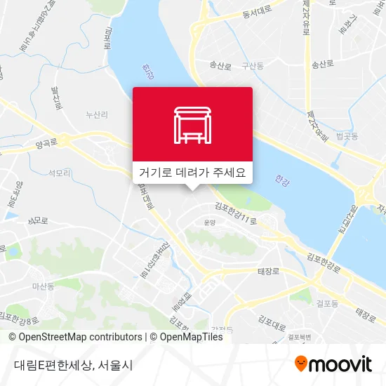 대림E편한세상 지도