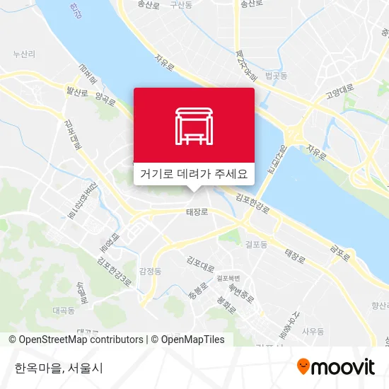 한옥마을 지도