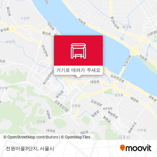 전원마을3단지 지도