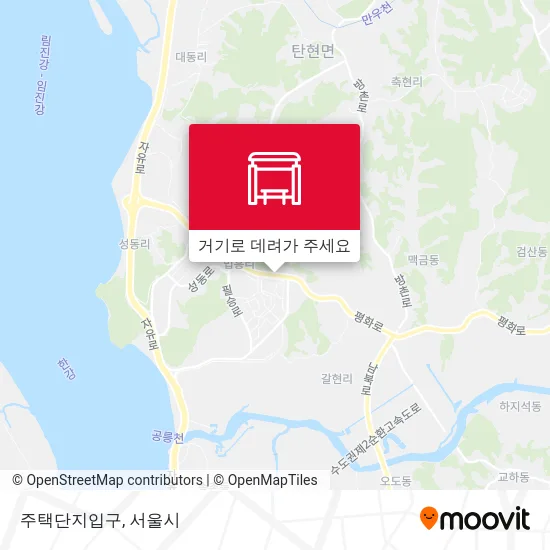 주택단지입구 지도
