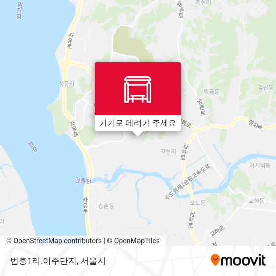 법흥1리.이주단지 지도