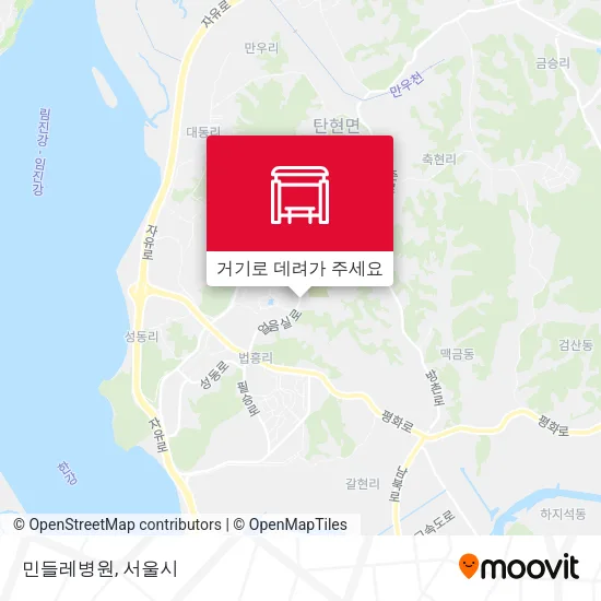 민들레병원 지도
