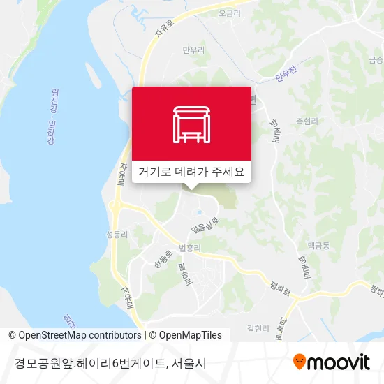 경모공원앞.헤이리6번게이트 지도