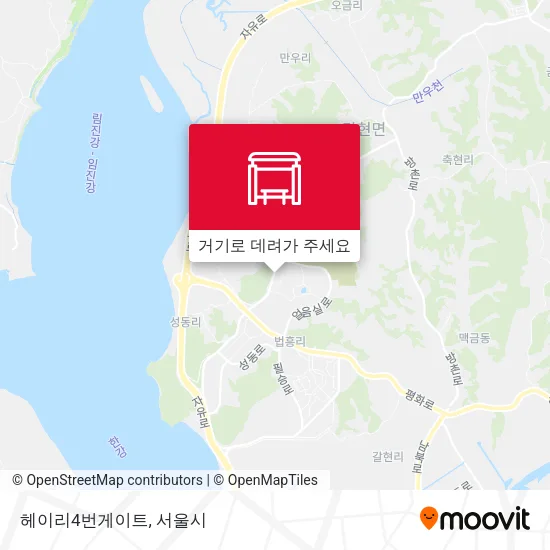 헤이리4번게이트 지도