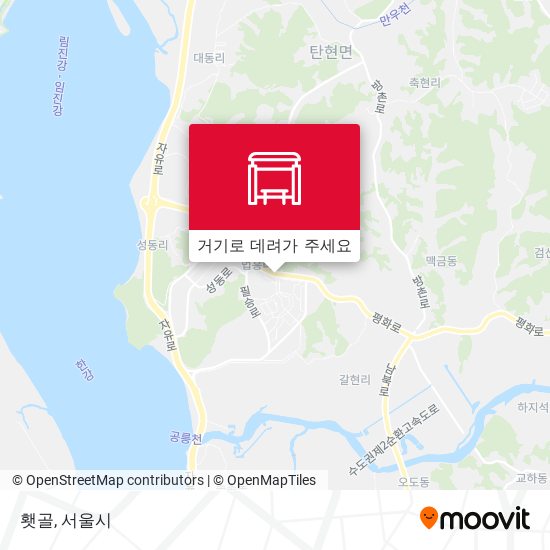 횃골 지도