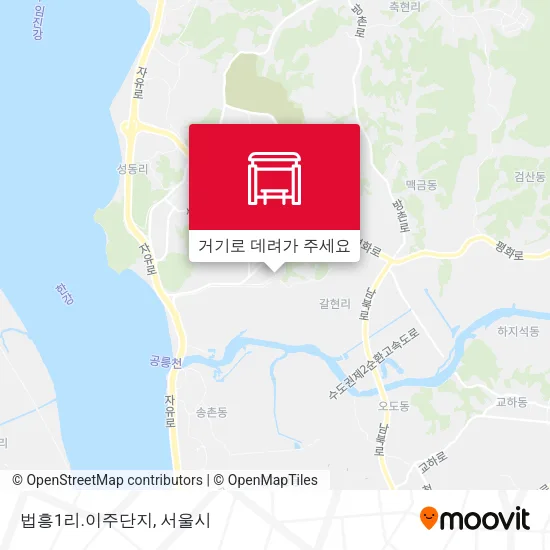 법흥1리.이주단지 지도