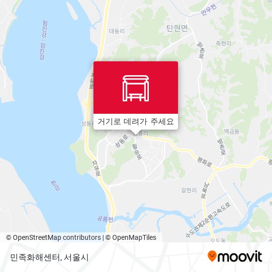 민족화해센터 지도