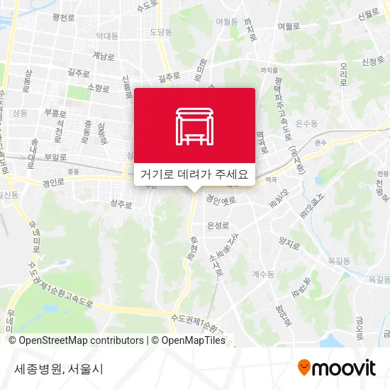 세종병원 지도