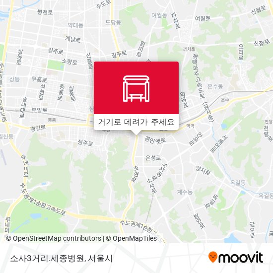 소사3거리.세종병원 지도