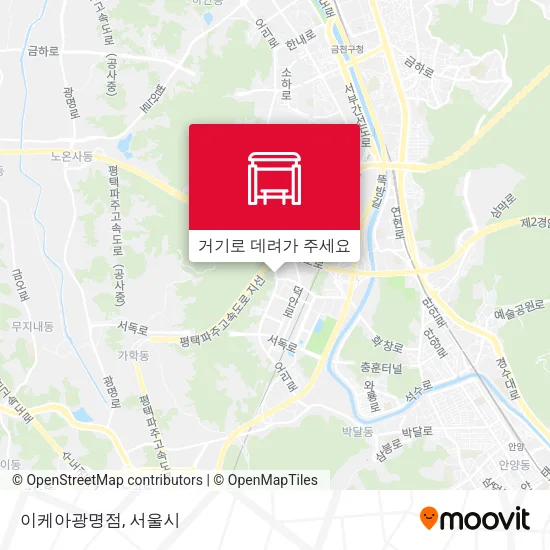 이케아광명점 지도