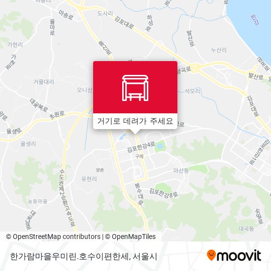 한가람마을우미린.호수이편한세 지도