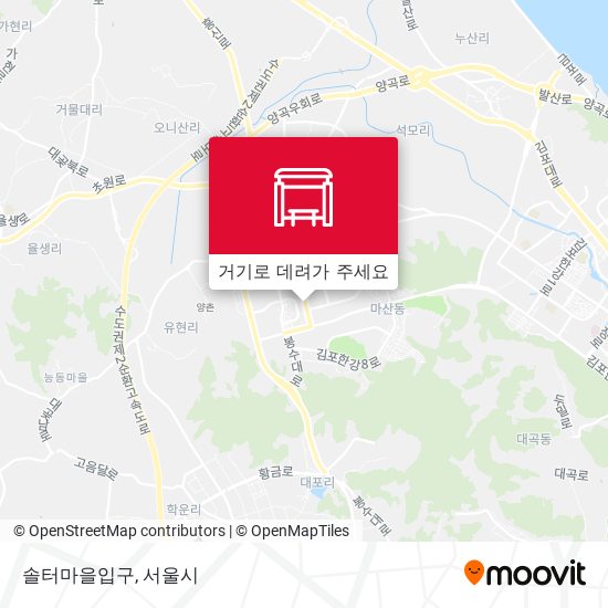 솔터마을입구 지도