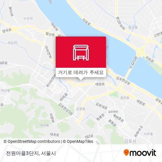 전원마을3단지 지도