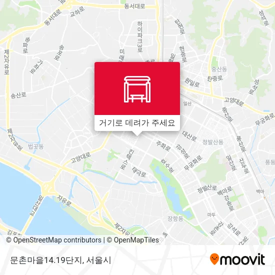 문촌마을14.19단지 지도