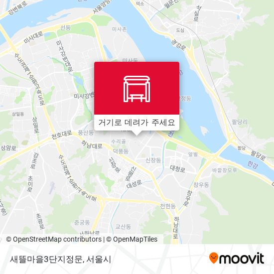 새뜰마을3단지정문 지도