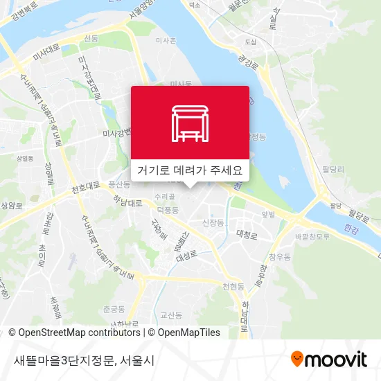 새뜰마을3단지정문 지도