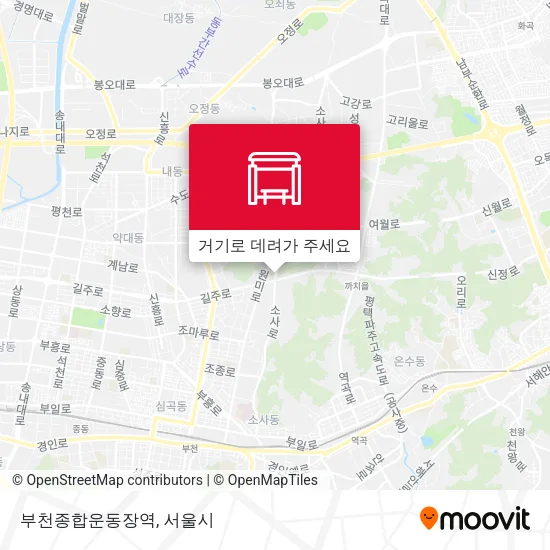 부천종합운동장역 지도