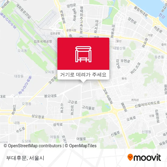 부대후문 지도