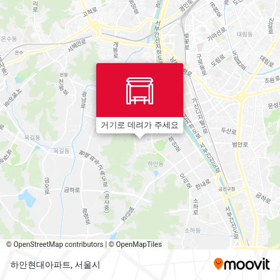 하안현대아파트 지도